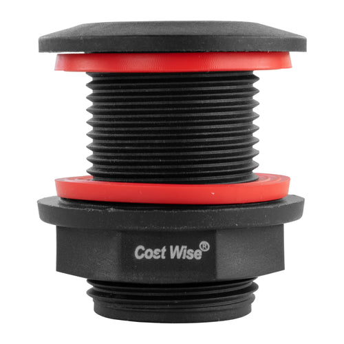 Bulkhead Drain Plug 1" BSP with Male Outlet-0