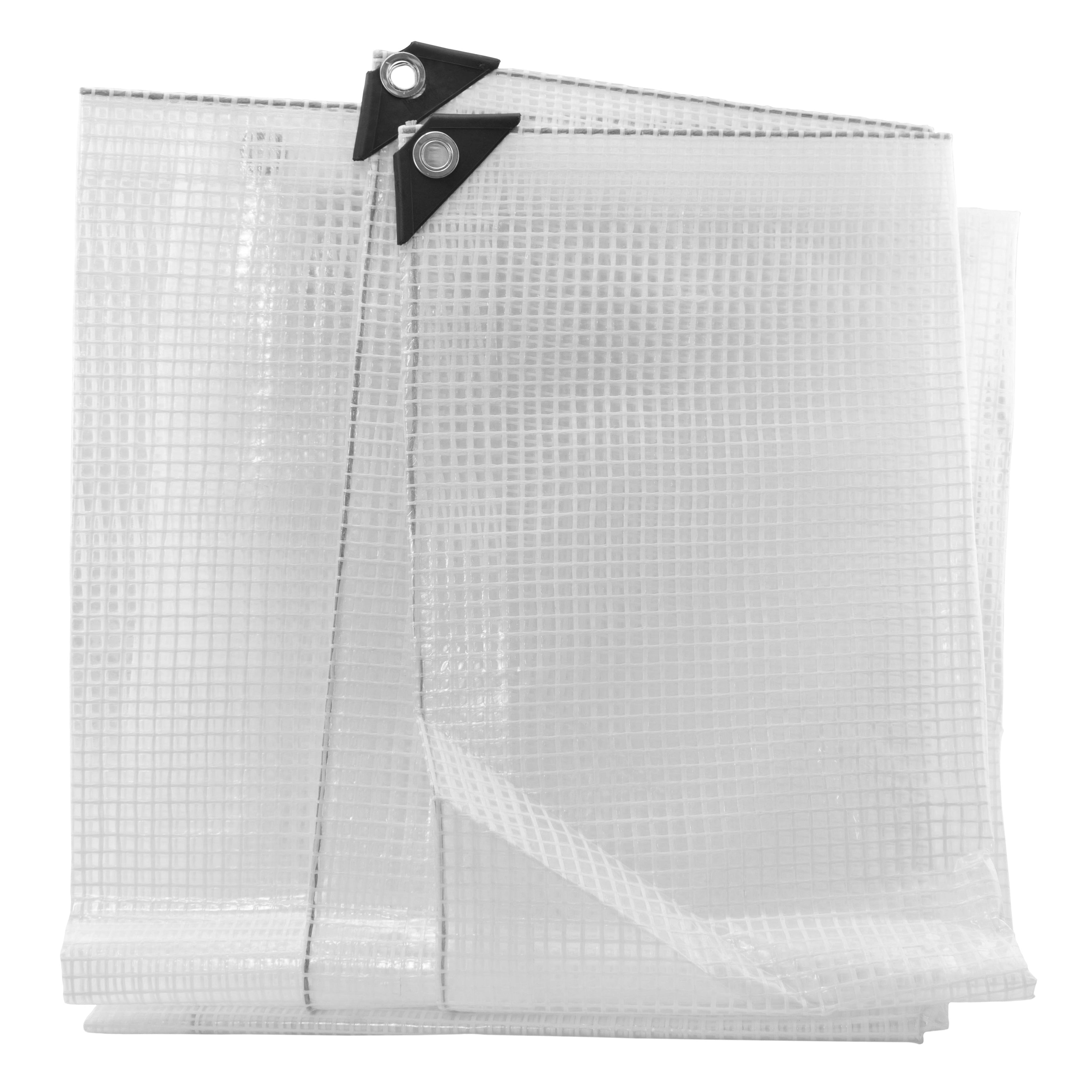 Clear XL-Grade Tarpaulin 4m x 5m-1